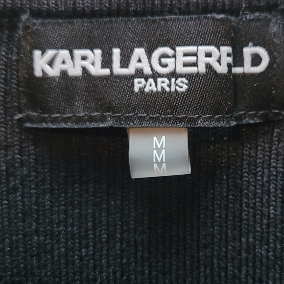Karl Lagerfeld Elegant Black Knit Camisole - Picture 7 of 9